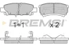 Гальмівні колодки зад. Caliber 06-/Lancer 00-/Outlander 01-12 (Akebono) BREMSI BP3106 (фото 1)