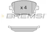 Гальмівні колодки зад. Caddy III/Golf V/Audi A4 03- (LUCAS GIRLING) BREMSI BP3130 (фото 1)