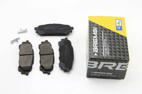 Гальмівні колодки зад. subaru impreza 00- (akebono) BREMSI BP3270