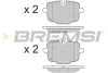 Гальмівні колодки зад. BMW 5 (F10) 10- (ATE) BREMSI BP3450 (фото 1)