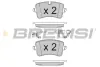 Гальмівні колодки зад. Audi A6 10- (TRW) BREMSI BP3493 (фото 1)