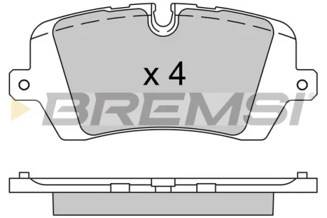 Гальмівні колодки зад. Range Rover IV 12- /Range Rover Sport 13- (TRW) BREMSI BP3533
