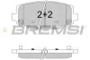 Гальмівні колодки зад. Fiat Freemont 11-/Dodge Caravan 08- (130.1x55.2x17.1) BREMSI BP3544 (фото 1)