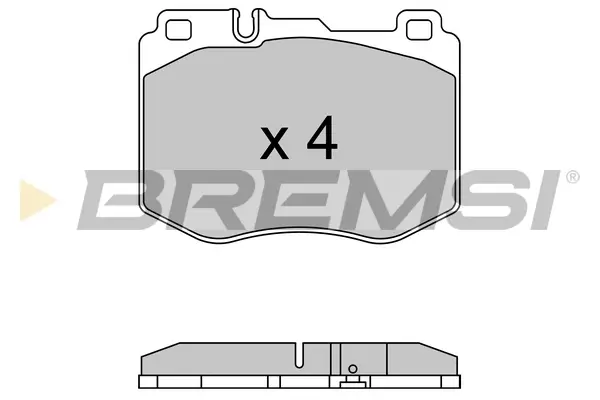 Гальмівні колодки пер. MB C-Class (W205)/E-Class (W213) 13-23 (BREMBO) BREMSI BP3634 (фото 1)