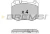 Гальмівні колодки пер. MB C-Class (W205)/E-Class (W213) 13-23 (BREMBO) BREMSI BP3634 (фото 1)