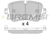 Гальмівні колодки зад. Audi A6/A7/A8/Q7/Q8/VW Touareg 18- BREMSI BP3686 (фото 1)