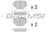 Гальмівні колодки зад. BERLINGO/PARTNER/COMBO E 1.5-1.6 18- (TRW) BREMSI BP3863 (фото 1)