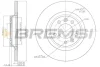 Гальмівний диск (задній) CITROËN C5/PEUGEOT 407/508/607/RCZ 1.6-3.0 04- BREMSI CD7275S (фото 1)