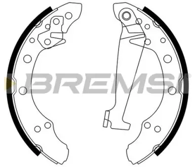 Гальмівні колодки зад. Caddy II 200x40 BREMSI GF0556