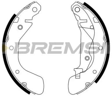 Гальмівні колодки зад. Chevrolet Aveo,Kalos 03-/Daewoo Kalos 02- BREMSI GF0633