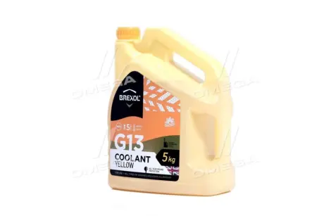 Антифриз YELLOW G13 Antifreeze (жовтий) 5kg BREXOL ANTF018