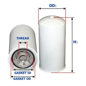Hydraulic filter, Spin-On. Фильтр гидравлический, накручиваемый CASE IH 1966553C1