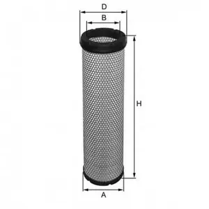 Фильтр воздушный, запасный. Фільтр повітряний, вторинний. Air filter, by-pass CASE IH 8605140