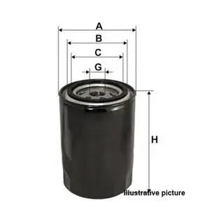 Oil filter Spin-On. Фильтр масляный, накручиваемый CASE IH A14669P
