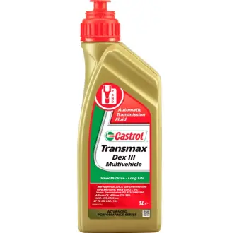 Жидкость трансмиссионная, Transmax ATF DIII Multivehicle, 1L CASTROL 15003D