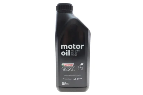 Олива 5W30 GTX RN-SPEC RN 720 (1L) (RN0720) CASTROL 7711943685