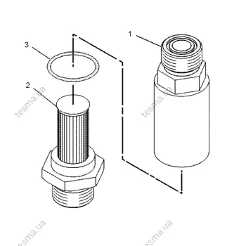 hydraulic filter, cartridge. фильтр гидравлический, вставка. фільтр гідравлічний, вставка CATERPILLAR 2292800 - фото 1