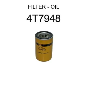 Oil filter, Spin-On. Фильтр масляный, накручиваемый CATERPILLAR 4T7948
