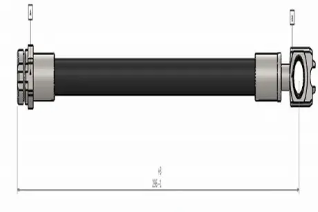 Шланг тормозной задний CAVO C900618A