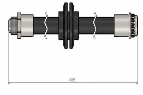 Шланг тормозной передний CAVO C901077A