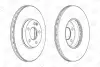 Гальмівний диск передній Mercedes A-Class (W176), B-Class (W246, W242), CLA (C117) CHAMPION 562989CH (фото 2)