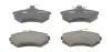 Гальмівні колодки передні Audi 80, 90 / VW Caddy, Golf, Jetta, Passat, Polo / Seat Cordoba, Toledo CHAMPION 571376CH (фото 1)
