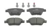 Гальмівні колодки задні VW Touran, Jetta, Golf, Caddy / Skoda Octavia / Superb Audi A3 CHAMPION 573312CH (фото 1)