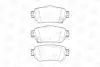Колодки гальмівні дискові задні Nissan X-Trail III, Qashqai II, Leaf (17-)/ Renault Kadjar (15-) CHAMPION 573658CH (фото 2)