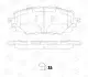 Гальмівні колодки передні MAZDA MX-5/ FIAT 124 CHAMPION 573677CH (фото 2)