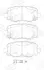 Гальмівні колодки задні Alfa Romeo Tonale / Fiat 500X / Jeep Renagade, Compass CHAMPION 573693CH (фото 2)