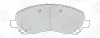 Гальмівні колодки передні DODGE Caliber/ JEEP Compass/ MITSUBISHI Outlander, ASX CHAMPION 574082CH (фото 2)
