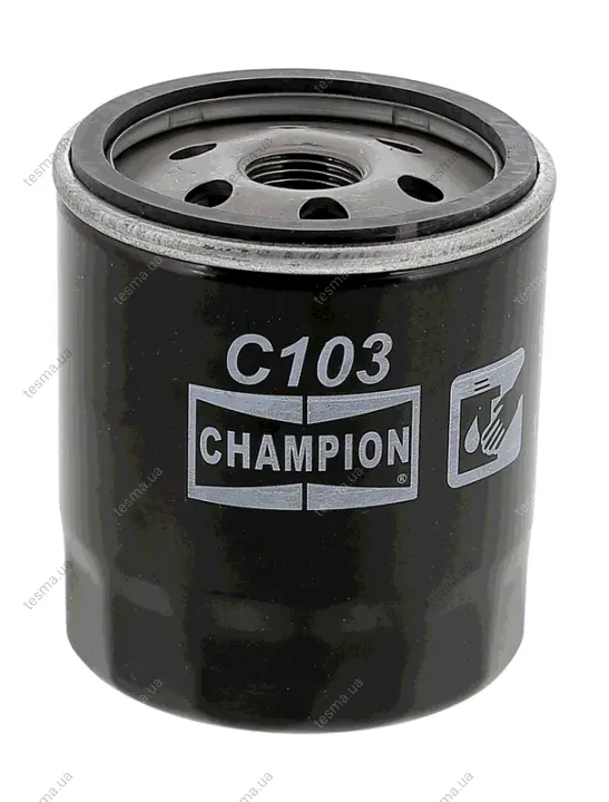 Oil filter, Spin-On. Фильтр масляный, накручиваемый CHAMPION COF102103S (фото 1)