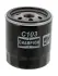 Oil filter, Spin-On. Фильтр масляный, накручиваемый CHAMPION COF102103S (фото 1)