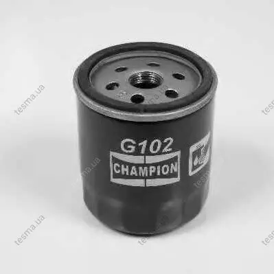 Oil filter, Spin-On. Фильтр масляный, накручиваемый CHAMPION G102 (фото 1)