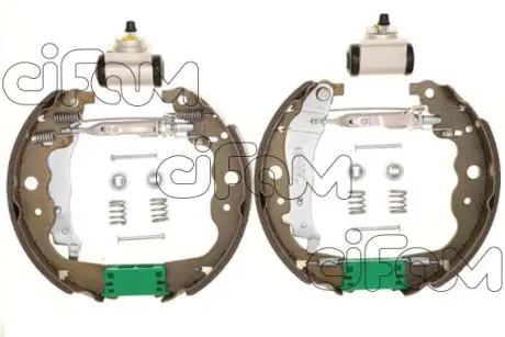 Гальмівні колодки бараб. Captur I/Logan/Sandero/Duster(+монт. к-т та циліндри d=19,05mm MAX Kit) CIFAM 151357