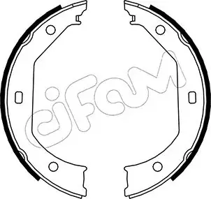 BMW щоки ручного гальма E87, E46/90, E39 CIFAM 153017