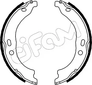 CITROEN щоки гальмівні задні ручного гальма Jumper 2.2HDI 06- CIFAM 153094