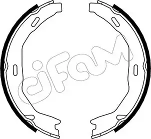 Щоки ручного гальм. DB C204 07- CIFAM 153245