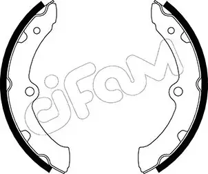 Комплект тормозных колодок CIFAM 153639