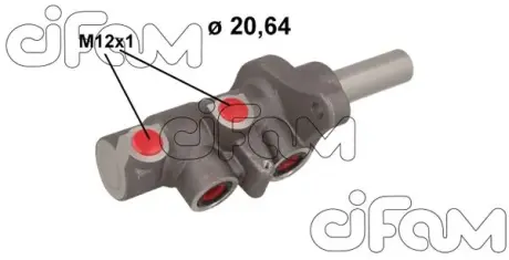 MAZDA головний гальмівний циліндр 3 (BM, BN) 1.5 13-, CX-5 (KE, GH) 2.0 12-17 CIFAM 2021132