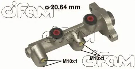 Головний гальмівний циліндр d=20.64mm на Опель Комбо CIFAM 202118