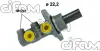 CITROEN Головний гальмівний циліндр C-CROSSER 2.2-2.4 07-, MITSUBISHI LANCER VIII 1.5-2.0 08-, PEUGEOT 4007 2.2/2.4 07-13 CIFAM 2021219 (фото 1)