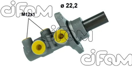 CITROEN Головний гальмівний циліндр C-CROSSER 2.2-2.4 07-, MITSUBISHI LANCER VIII 1.5-2.0 08-, PEUGEOT 4007 2.2/2.4 07-13 CIFAM 2021219