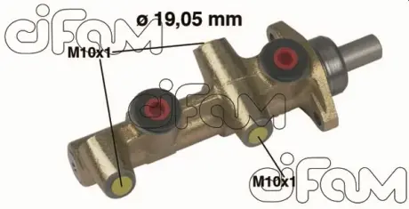 DB головний гальмівний циліндр D23,81mm DB W123 CIFAM 202138