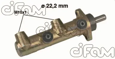 CITROEN головний гальмівний циліндр JUMPER 1.9D 22.22 ABS CIFAM 202238
