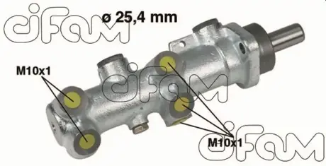 CITROEN головний гальмівний циліндр Jumper 2.0 -ABS 94- 25.40 CIFAM 202239