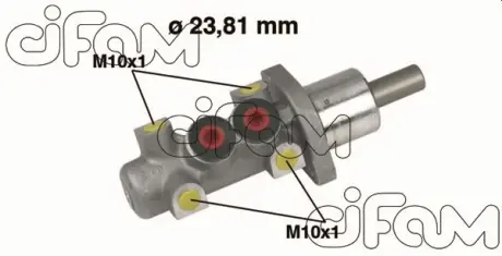 Головний гальмівний циліндр 80 B4/100 C4/A6 C4(D1=23,81mm, -ABS)(Lucas) CIFAM 202247