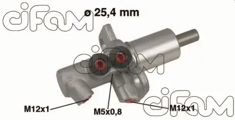 Головний гальмівний циліндр A6/A4/Superb/Passat 00-(D1=25,4mm)(TRW) CIFAM 202458
