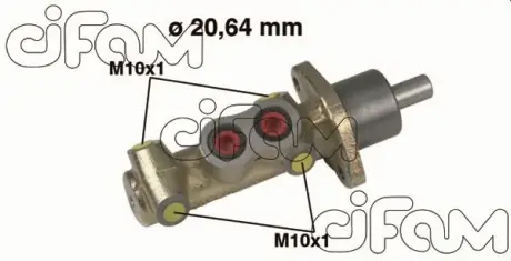 FIAT головний гальмівний циліндр Punto 99-12 CIFAM 202461