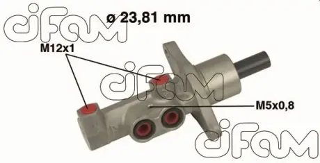 Головний гальмівний циліндр Focus/C-Max 03-(D1=23,81mm, +ABS)(ATE) CIFAM 202475